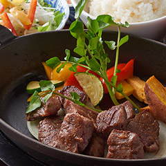 さがり角切りステーキ